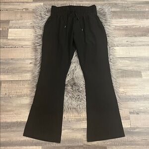 Nicole Miller Sport high rise boot flare stretch pull on active pants L